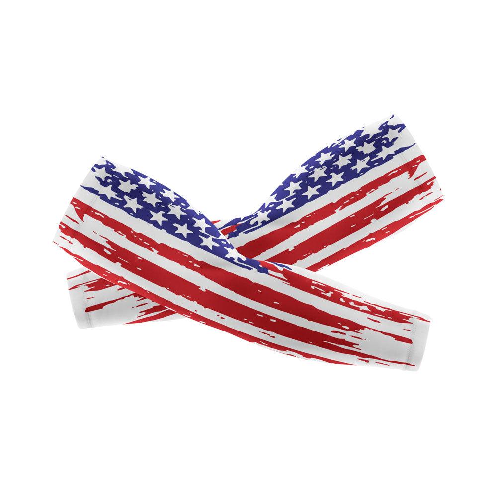 Custom American Flag Sleeves Women’s Baseball Shirts Yellow / M